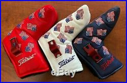 2002 Scotty Cameron RED WHITE AND BLUE Dancing Flag Set! Comes with Divot Tools