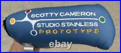 2003 Scotty Cameron 35 PROTOTYPE Newport 1.5 Studio Stainless Putter, Headcover