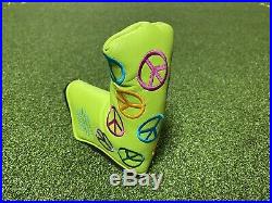 2003 Scotty Cameron Lime Peace Sign Putter Cover With Tool