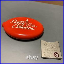 2008 Limited Scotty Cameron Golf Ball Marker Circle T Dog Tool Red case