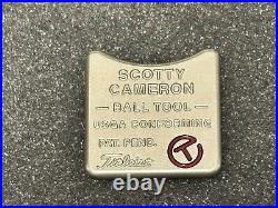 2008 Red Scotty Cameron Circle T Ball Marker Alignment Tool & Coin Purse