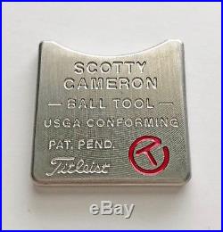 2008 Scotty Cameron Titleist Red Circle T Ball Tool USGA Conforming Tool