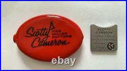 2009 Limited Scotty Cameron Golf Ball Marker Circle T Dog Tool RED case Used F/S