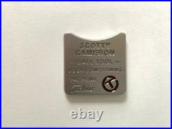 2009 Limited Scotty Cameron Golf Ball Marker Circle T Dog Tool RED case Used F/S
