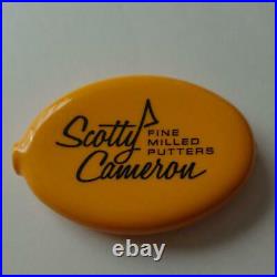 2009 Limited Scotty Cameron Golf Ball Marker Circle T Dog Tool Yellow case