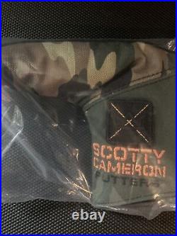 2017 Scotty Cameron Club Member Camo Putter Head Cover divot tool bag tag tees