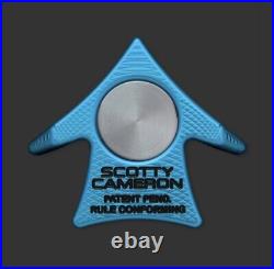 2022 Scotty Cameron Golf Aero Alignment Tool Turbo Blue Ball Marker 3Pro V1 Ball