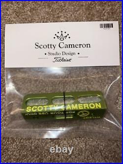 2022 Scotty Cameron Masters Putting Path Tool Bright Dip Monster Green IN HAND