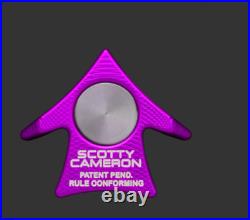 2023 Scotty Cameron? AERO ALIGNMENT TOOL KIT Bright Dip Violet MARDI GRAS