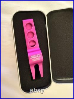 2026 Scotty Cameron Pink Divot Tool with clip feature