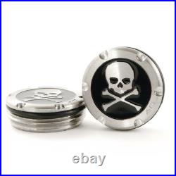 2 x 40g Deluxe Tour Weights + Red Wrench for Scotty Cameron Putter, Skull, Black