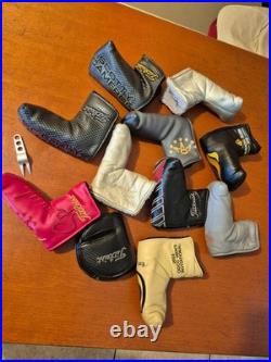 All 11 Titleist Scotty Cameron Putter Head Covers & Divot Tool All 11 Titleist Scotty Cameron Putter Head Covers & Divot Tool