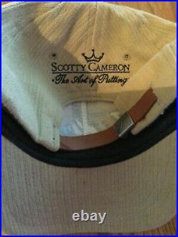 Autographed Scotty Cameron Hat & Circle T tee shirt, Pivot divot tool and hat