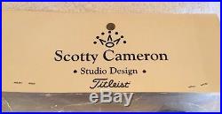 BNIB Scotty Cameron 2002 Masters Green AOP Putter Headcover Cover with Pivot Tool