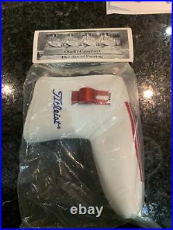 Bnib Scotty Cameron White Flag Putter Cover With Pivot Tool