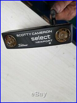Custom Scotty Cameron Select Newport 2 Tool Box Welded Neck Putter 35