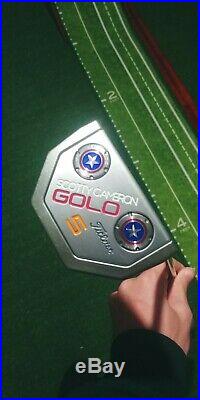 Custom Titleist Scotty Cameron GoLo 5 putter withheadcover, Tool, & Extra Weights