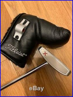 EUC Scotty Cameron Red X Lawsuit Putter Withhdcvr &tool 35in