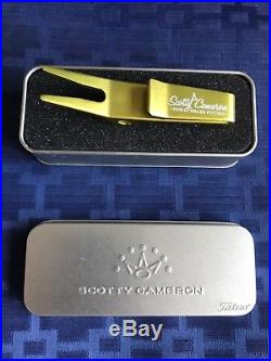 EXTREMELY RARE Scotty Cameron 2012 Fine Milled Putters Gold Divot Tool