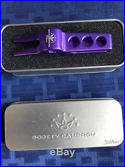 EXTREMELY RARE Scotty Cameron 2013 Fleur De Lis Purple Divot Tool