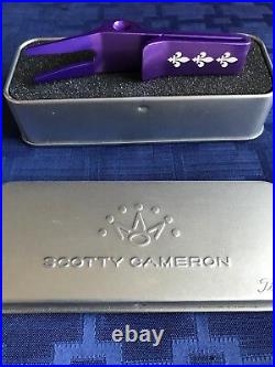 EXTREMELY RARE Scotty Cameron 2013 Fleur De Lis Purple Divot Tool