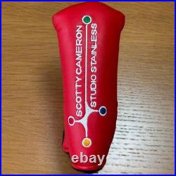 Genuine Scotty Cameron Studio Stainless Putter Headcover Red No Tool JDM
