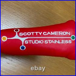 Genuine Scotty Cameron Studio Stainless Putter Headcover Red No Tool JDM