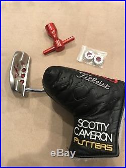 LH Milled Scotty Cameron Fastback Golf Putter. 35. Beauty Hdcvr Tool Wgts