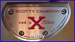MINT SCOTTY CAMERON RED X 2 LAWSUIT PUTTER WithPIVOT TOOL HEAD COVER 35 RH