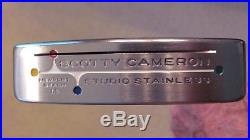 MINT SCOTTY CAMERON STUDIO STAINLESS NEWPORT BEACH 1.5 PUTTER WithHC & TOOL