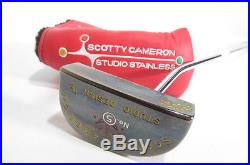Mint! SCOTTY CAMERON STUDIO DESIGN No. 5 35 PUTTER withHEADCOVER & DIVET TOOL