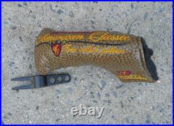 Mint Scotty Cameron Classic III Flange Putter Leather Grip, Cover & Divot Tool