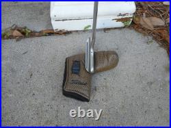 Mint Scotty Cameron Classic III Flange Putter Leather Grip, Cover & Divot Tool