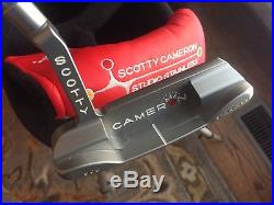 Mint Scotty Cameron Studio Stainless Newport Putter with Cover and Tool