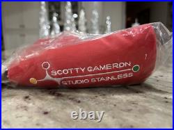 NEW 2002 Scotty Cameron Titleist Studio Stainless Putter Head Cover & Pivot Tool NEW 2002 Scotty Cameron Titleist Studio Stainless Putter Head Cover & Pivot Tool