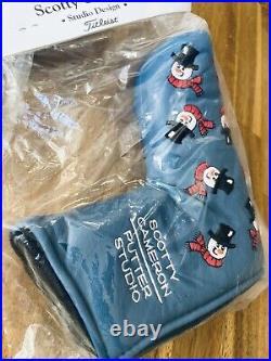 NEW IN BAG Scotty Cameron 2003 Dancing Snowmen Head Cover withPivot Tool