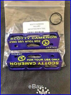 NEW SCOTTY CAMERON GALLERY SE Putting Path Tool Alignment Purple Golf