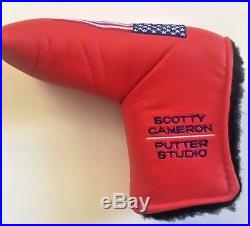 NEW SCOTTY CAMERON Red USA Flag Putter Headcover w Pivot Tool SPECIAL EVENT Golf