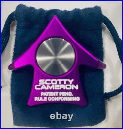 NEW SOLD OUT'23 Scotty Cameron Aero Alignment Tool Bright Dip Violet Mardi Gras