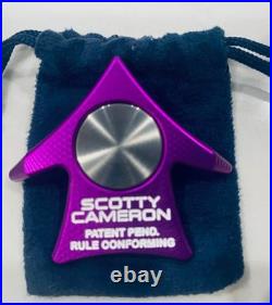 NEW SOLD OUT'23 Scotty Cameron Aero Alignment Tool Bright Dip Violet Mardi Gras