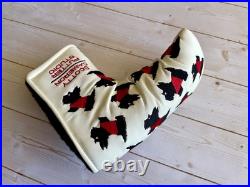 NEW Scotty Cameron 2002 White Dancing Scotty Dog with Pivot Tool Putter Head Cover NEW Scotty Cameron 2002 White Dancing Scotty Dog with Pivot Tool Putter Head Cover
