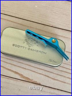 NEW Scotty Cameron 2022 Casino Floor- Bright Dip Turquoise Pivot Tool withCase