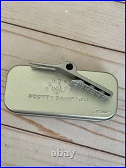 NEW Scotty Cameron 2024 Mardi Gras- Bright Dip Gray Pivot Tool with Case