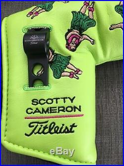NEW Scotty Cameron HULA Girl HAWAII Lime 2004 Divot Pivot Tool Putter Headcover