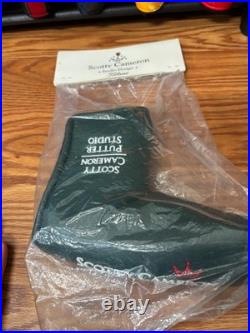 NEW Scotty Cameron Headcover 2002 Green Art of Putting with Red Pivot Tool