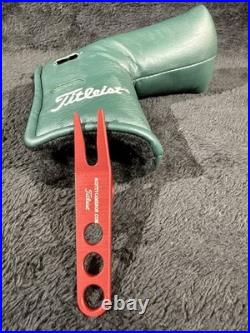 NEW Scotty Cameron Headcover Dark Green Art of Putting with Red Pivot Tool