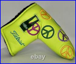 NEW Scotty Cameron Titleist 2003 Peace Sign Headcover with Original Pivot Tool