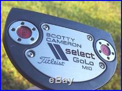 NEW Titleist Scotty Cameron RH Select GoLo Mid 43 Putter Black No Cover/Tool