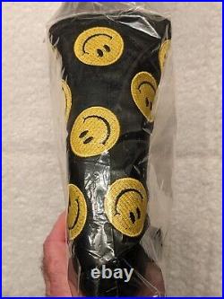 NEW in Bag 2007 Scotty Cameron Smiley Face with Tool Black HEADCOVER