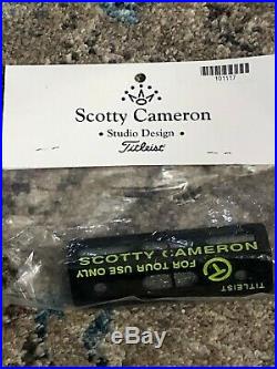 NEW scotty cameron putter Circle T Putting Path Tool Black and Neon Green